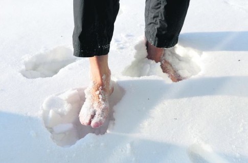 Ванночки для рук і стоп, ходіння по снігу