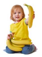 Коли можна давати дитині банан?